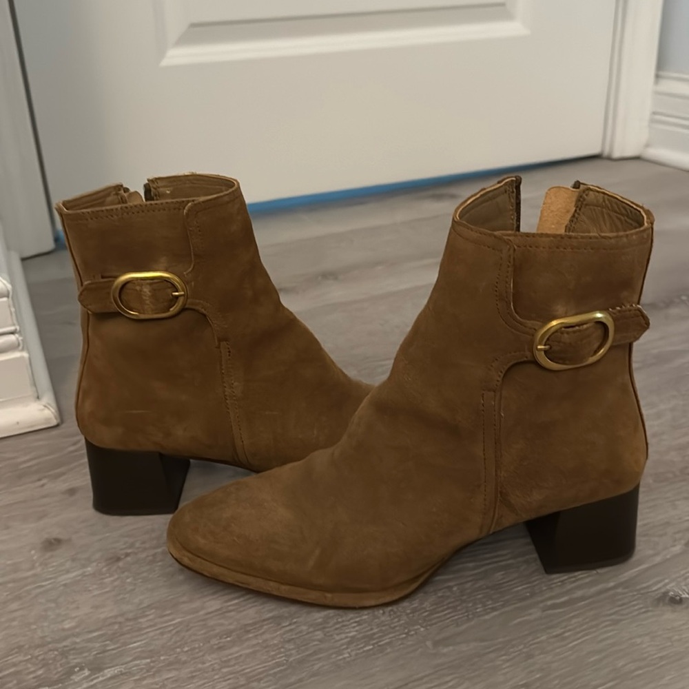 Women’s Zara Brown Suede Booties